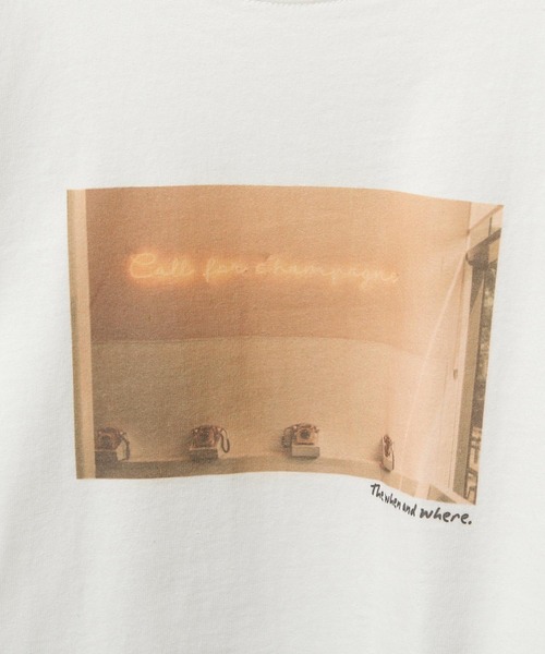Chillfar(チルファー)の「半袖アソートフォトプリントTシャツ(Tシャツ/カットソー・レディース・ホワイト/ブラック/ホワイト系/ホワイト系1/ホワイト系2/ホワイト系3・FREE)」の14枚目の写真