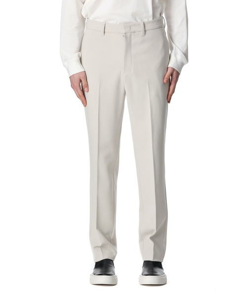 ATTACHMENT（アタッチメント）の「PE/RY DOUBLE CLOTH CENTER CREASE TROUSERS（スラックス・メンズ・ブラック/ブラウン/オフホワイト・1/2/3）」の5枚目の写真