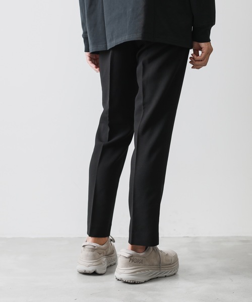 ATTACHMENT（アタッチメント）の「PE/RY DOUBLE CLOTH CENTER CREASE TROUSERS（スラックス・メンズ・ブラック/ブラウン/オフホワイト・1/2/3）」の16枚目の写真