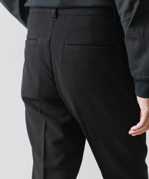 ATTACHMENT（アタッチメント）の「PE/RY DOUBLE CLOTH CENTER CREASE TROUSERS（スラックス・メンズ・ブラック/ブラウン/オフホワイト・1/2/3）」の18枚目の写真