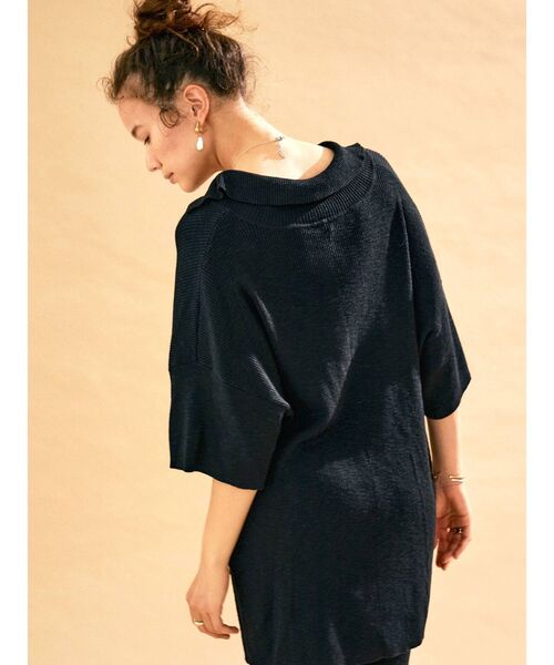 Ungrid(アングリッド)の「ハーフスリーブ襟ニット(ニット/セーター・レディース・ブラック/アイボリー/ブラウン・FREE)」の22枚目の写真