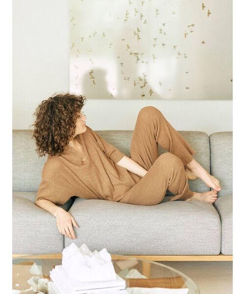 Ungrid(アングリッド)の「ハーフスリーブ襟ニット(ニット/セーター・レディース・ブラック/アイボリー/ブラウン・FREE)」の20枚目の写真