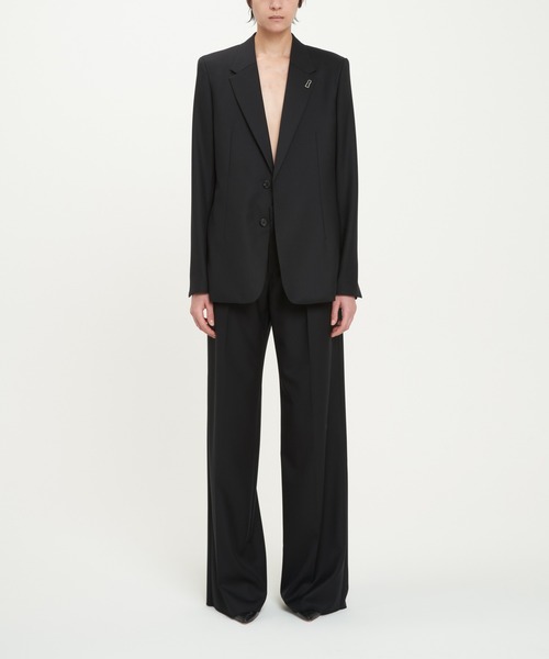 DRESSEDUNDRESSED(ドレスドアンドレスド)の「DRESSEDUNDRESSED Minimalist Blazer (DUW21401)(テーラードジャケット・メンズ・ブラック・3/4)」の8枚目の写真