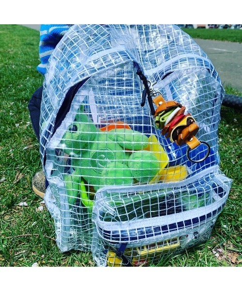 fridge(フリッジ)の「【PACKING】パッキング PACKING × fridge & ka/fuka クリア リュック/ミニバックパック(バックパック/リュック・メンズ・クリア・ONESIZE)」の3枚目の写真