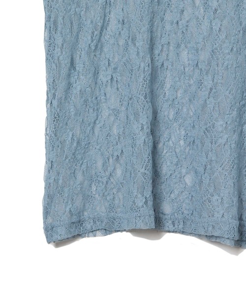 MADEMOISELLE ROPE'(マドモアゼル ロペ)の「<春まで使える>ストレッチフラワーレースプルオーバー(Tシャツ/カットソー・レディース・ホワイト/ブラック/オフホワイト/ブルー系その他6・38)」の13枚目の写真