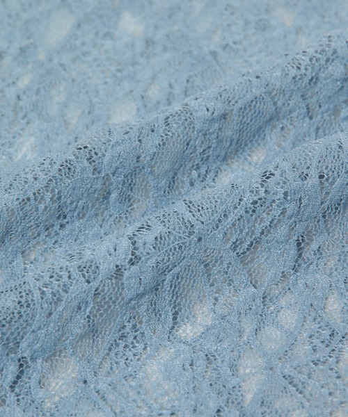 MADEMOISELLE ROPE'(マドモアゼル ロペ)の「<春まで使える>ストレッチフラワーレースプルオーバー(Tシャツ/カットソー・レディース・ホワイト/ブラック/オフホワイト/ブルー系その他6・38)」の14枚目の写真