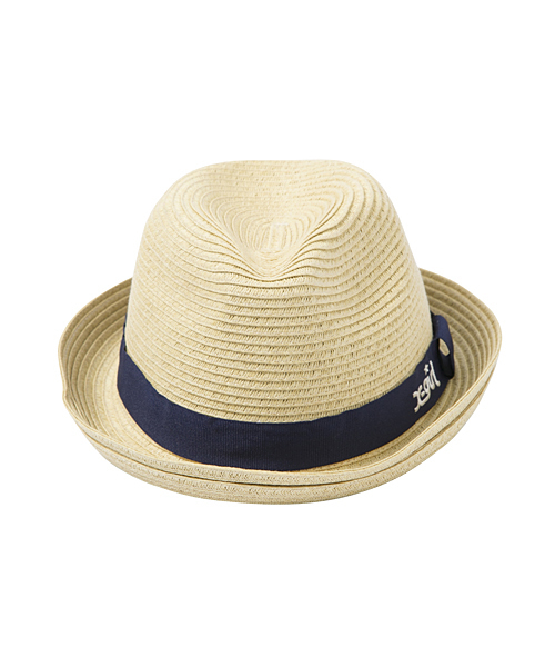 X-girl Stages（エックスガールステージス）の「【VERY(ベリー)5月号掲載商品】XGS STRAW HAT LOGO（ハット・キッズ・ベージュ・SMALL/MEDIUM）」の2枚目の写真