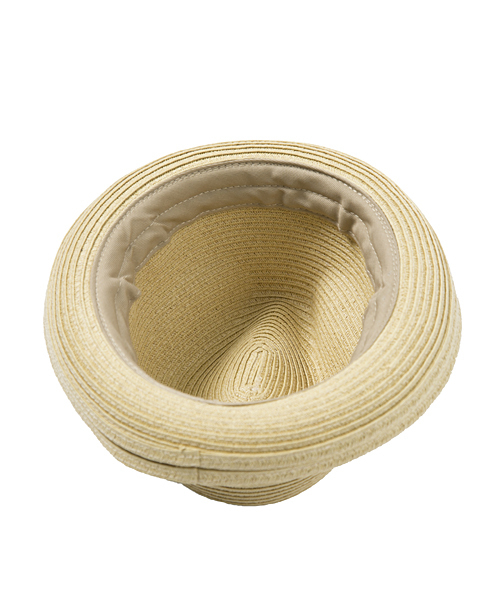 X-girl Stages（エックスガールステージス）の「【VERY(ベリー)5月号掲載商品】XGS STRAW HAT LOGO（ハット・キッズ・ベージュ・SMALL/MEDIUM）」の5枚目の写真