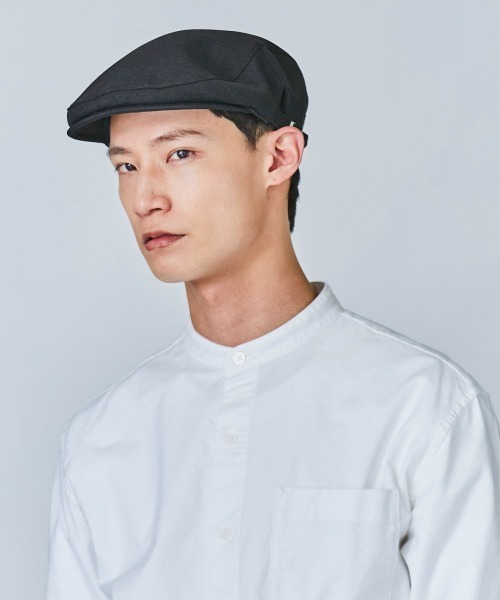 OVERRIDE（オーバーライド）の「OVERRIDE WOOL LIKE HUNTING（ハンチング/ベレー帽・メンズ・マスタード/ブラック/ダークグレー/グレー・61cm/L/59cm/M）」の5枚目の写真