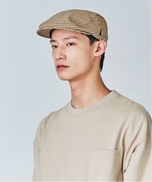 OVERRIDE（オーバーライド）の「OVERRIDE WOOL LIKE HUNTING（ハンチング/ベレー帽・メンズ・マスタード/ブラック/ダークグレー/グレー・61cm/L/59cm/M）」の20枚目の写真