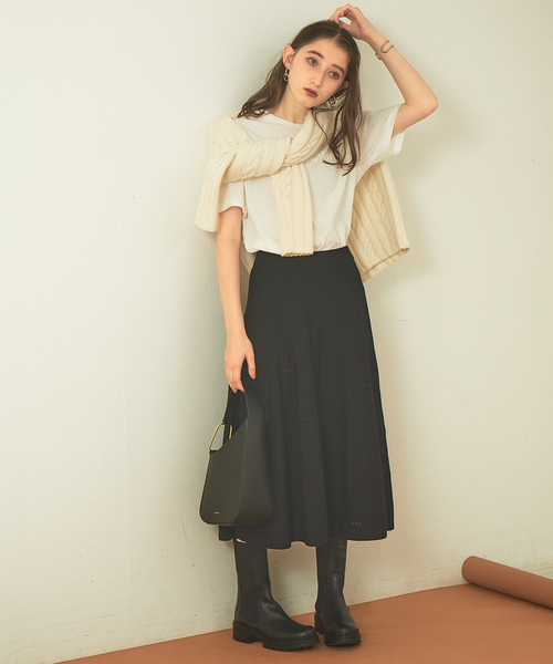 Rouge vif（ルージュヴィフ）の「【FLAVOR TEE】MARRAKECH Tシャツ（Tシャツ/カットソー・レディース・ホワイト/ブラック・フリー）」の5枚目の写真