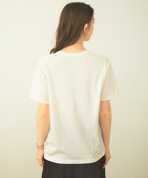 Rouge vif（ルージュヴィフ）の「【FLAVOR TEE】MARRAKECH Tシャツ（Tシャツ/カットソー・レディース・ホワイト/ブラック・フリー）」の8枚目の写真