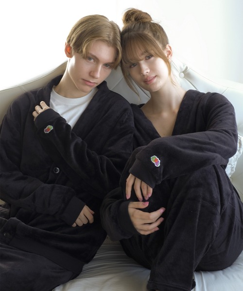 【新品未開封品】ガレヲン もこもこルームウェア パジャマ レディース 冬 冬用 暖かい 前開き もこもこ 長袖 ルーム