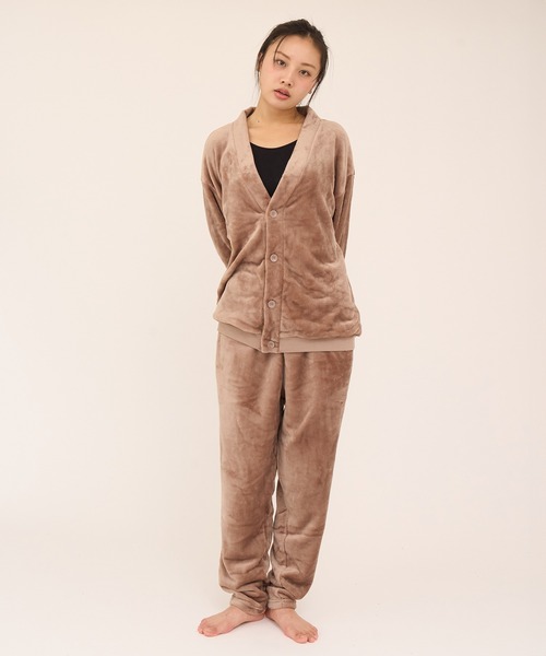 ボアカーディガンセット / ワンマイルウェア / あったか もこもこ