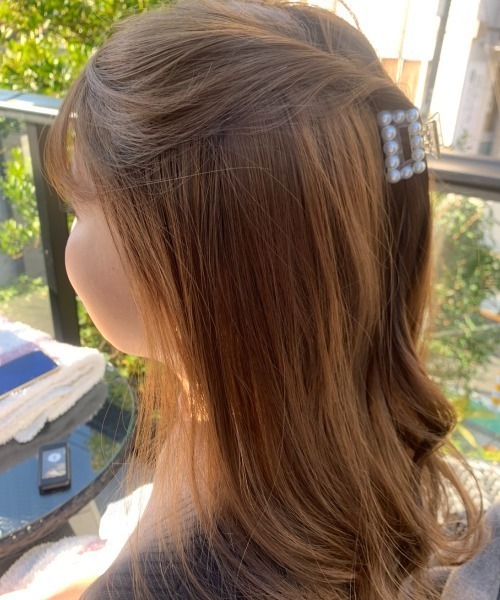 セール】パールラウンドヘアクリップ/13種類（バレッタ/ヘア