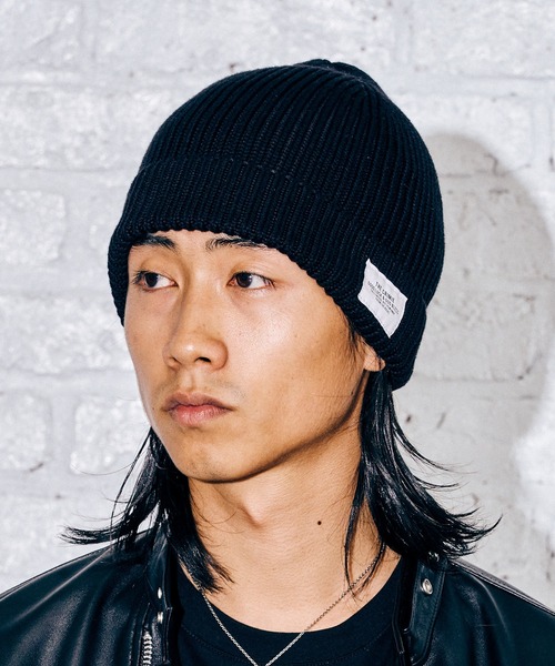 CRIMIE（クライミー）の「COTTON KNIT CAP（ニットキャップ/ビーニー・メンズ・グレー/ブラック・FREE）」の4枚目の写真