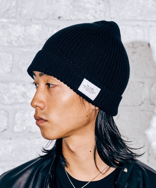 CRIMIE（クライミー）の「COTTON KNIT CAP（ニットキャップ/ビーニー・メンズ・グレー/ブラック・FREE）」の5枚目の写真