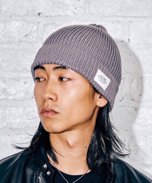 CRIMIE（クライミー）の「COTTON KNIT CAP（ニットキャップ/ビーニー・メンズ・グレー/ブラック・FREE）」の8枚目の写真