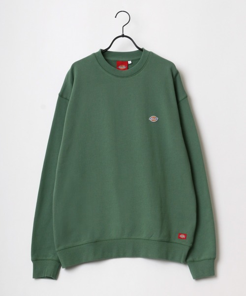 Dickies(ディッキーズ)の「Dickies/ディッキーズ オーバーサイズ ミニロゴワッペン ワンポイント刺繍 スウェット レディース メンズ トレーナー(スウェット・メンズ・ホワイト/ブラック/ベージュ/サックスブルー/グリーン/オートミール/グレイッシュベージュ/ピンク/キャメル/ベージュ系その他/ダークグリーン・M/L/XL)」の17枚目の写真