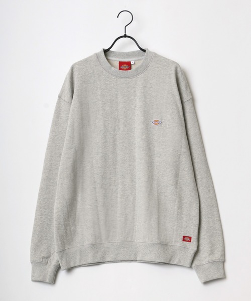 Dickies(ディッキーズ)の「Dickies/ディッキーズ オーバーサイズ ミニロゴワッペン ワンポイント刺繍 スウェット レディース メンズ トレーナー(スウェット・メンズ・ホワイト/ブラック/ベージュ/サックスブルー/グリーン/オートミール/グレイッシュベージュ/ピンク/キャメル/ベージュ系その他/ダークグリーン・M/L/XL)」の15枚目の写真