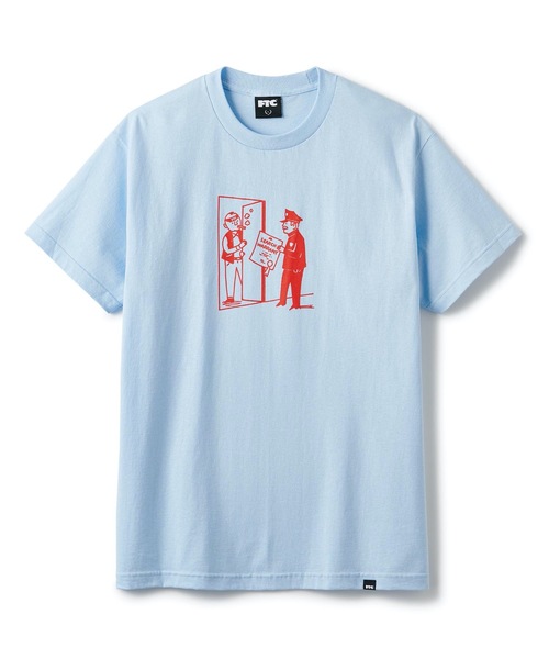 FTC（エフティーシー）の「WARRANT Artwork by Morning Breath（Tシャツ/カットソー・メンズ・ホワイト/ブルー系その他/ブラック・MEDIUM/LARGE/X-LARGE）」の3枚目の写真