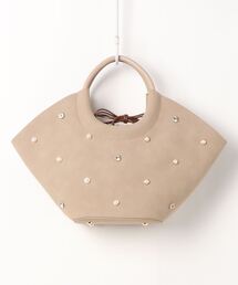 natural couture | ビジュートートオーバルトートバッグ(トートバッグ)