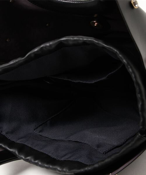 natural couture（ナチュラルクチュール）の「ビジュートートオーバルトートバッグ（トートバッグ・レディース・ベージュ/モスグリーン/ブラック・FREE）」の8枚目の写真