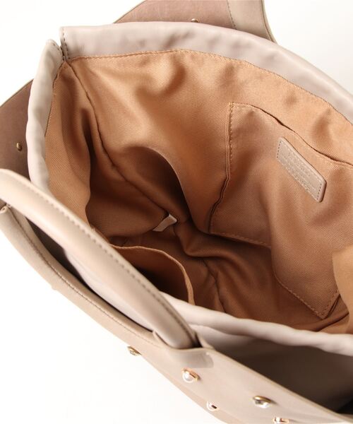 natural couture（ナチュラルクチュール）の「ビジュートートオーバルトートバッグ（トートバッグ・レディース・ベージュ/モスグリーン/ブラック・FREE）」の7枚目の写真