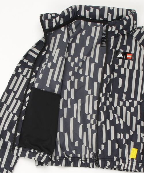 adidas（アディダス）の「LEGO ムーブ WND. READY ウインドブレーカー [LEGO Move WND. READY Windbreaker] アディダス (キッズ／子供用)（ナイロンジャケット・キッズ・グレー系その他・110/120/130/140/150/160）」の2枚目の写真
