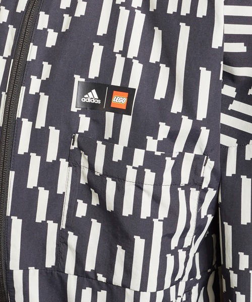 adidas（アディダス）の「LEGO ムーブ WND. READY ウインドブレーカー [LEGO Move WND. READY Windbreaker] アディダス (キッズ／子供用)（ナイロンジャケット・キッズ・グレー系その他・110/120/130/140/150/160）」の7枚目の写真