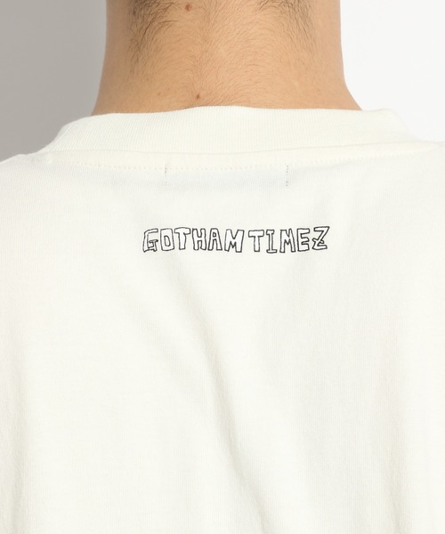 niko and...（ニコアンド）の「アーティストコラボロンＴ（Tシャツ/カットソー・メンズ・オフホワイト/オレンジ/チャコール・MEDIUM/LARGE）」の10枚目の写真