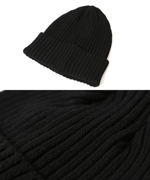 jiggys shop（ジギーズショップ）の「コットンリブニットワッチキャップ（ニットキャップ/ビーニー・メンズ・ブルー/ネイビー/ホワイト/ピンク/ブラック/マスタード/レッド・FREE）」の12枚目の写真