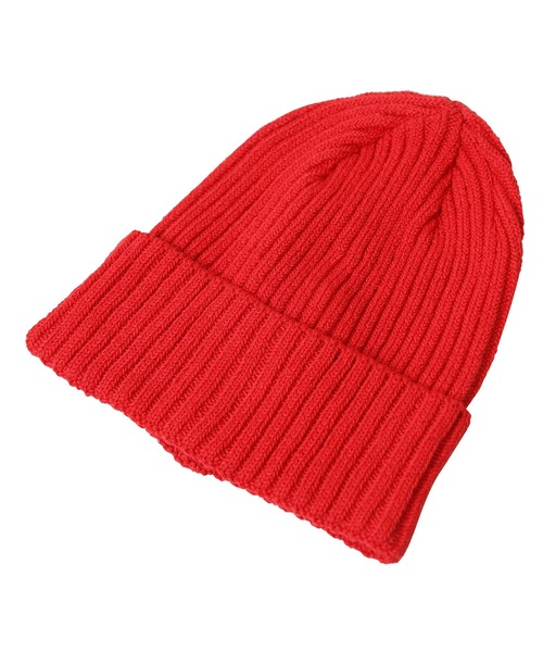 jiggys shop（ジギーズショップ）の「コットンリブニットワッチキャップ（ニットキャップ/ビーニー・メンズ・ブルー/ネイビー/ホワイト/ピンク/ブラック/マスタード/レッド・FREE）」の22枚目の写真