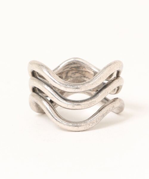 mou(モウ)の「【Na.moda】Triple wave ring(リング・レディース・シルバー/ゴールド/シルバー系その他・FREE)」の1枚目の写真
