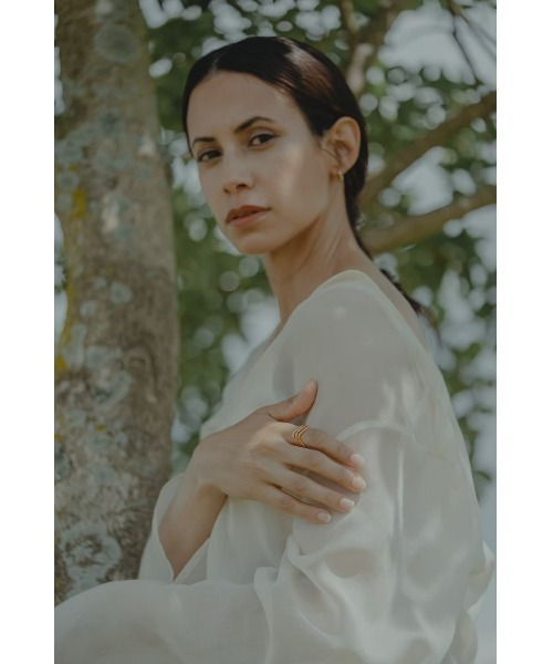 mou(モウ)の「【Na.moda】Triple wave ring(リング・レディース・シルバー/ゴールド/シルバー系その他・FREE)」の4枚目の写真