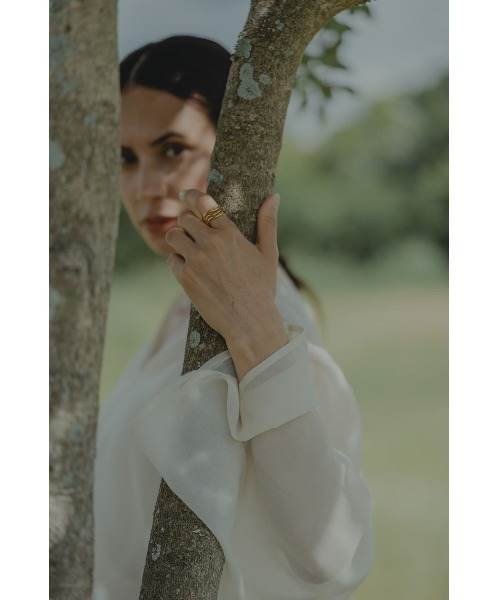 mou(モウ)の「【Na.moda】Triple wave ring(リング・レディース・シルバー/ゴールド/シルバー系その他・FREE)」の6枚目の写真