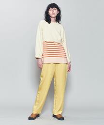 <6(ROKU)>CASHMERE SHORT CREW NECK PULLOVER/ニット