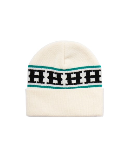 HUF(ハフ)の「PALISADES BEANIE / HUF ビーニー ニット帽(ニットキャップ/ビーニー・メンズ・ブラック/ネイビー/ナチュラル・O/S)」の3枚目の写真