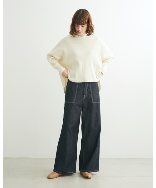 Traditional Weatherwear（トラディショナルウェザーウェア）の「【UNION WEAR】PAINTER PANTS（デニムパンツ・レディース・ネイビー・XS/S）」の9枚目の写真
