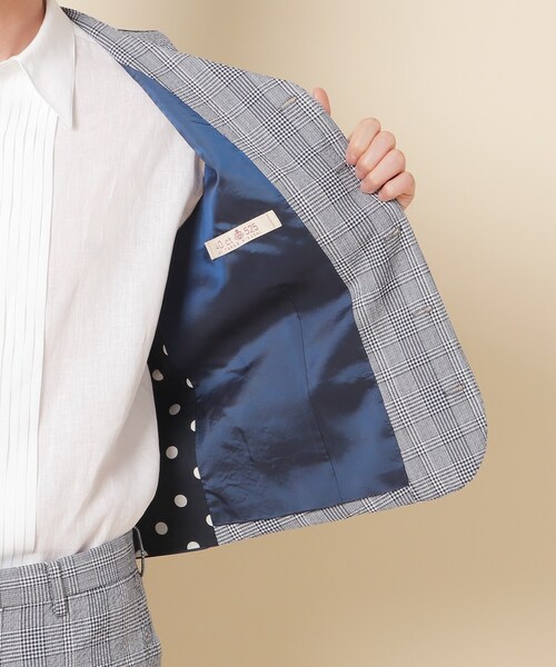 40ct&525(フォーティーカラッツアンドゴーニーゴ)の「ストレッチサッカーベスト(スーツベスト・メンズ・ネイビー系1/ワイン系3/グレー系その他/ベージュ・02/03/04)」の6枚目の写真