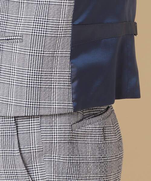 40ct&525(フォーティーカラッツアンドゴーニーゴ)の「ストレッチサッカーベスト(スーツベスト・メンズ・ネイビー系1/ワイン系3/グレー系その他/ベージュ・02/03/04)」の18枚目の写真