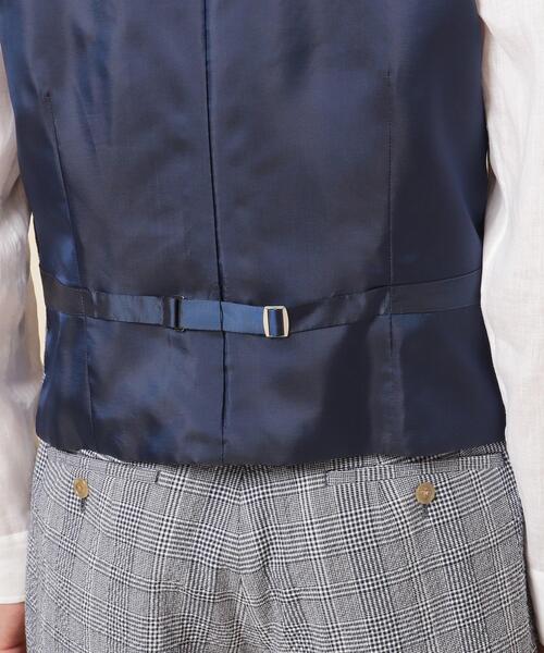 40ct&525(フォーティーカラッツアンドゴーニーゴ)の「ストレッチサッカーベスト(スーツベスト・メンズ・ネイビー系1/ワイン系3/グレー系その他/ベージュ・02/03/04)」の19枚目の写真