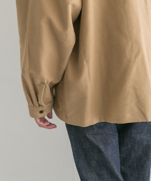 MANUAL ALPHABET(マニュアル アルファベット)の「MANUAL ALPHABET PREMIUM SUEDE CARDIGAN(ブルゾン・メンズ・チャコールグレー/ベージュ・2/3)」の5枚目の写真