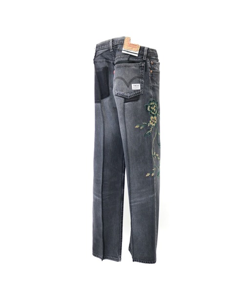 elephant TRIBAL fabrics（エレファントトライバルファブリックス）の「elephant TRIBAL fabrics OUT OF ALIGNMENT 501 (embroidery Type)（デニムパンツ・メンズ・ブラック・31/29/33）」の3枚目の写真