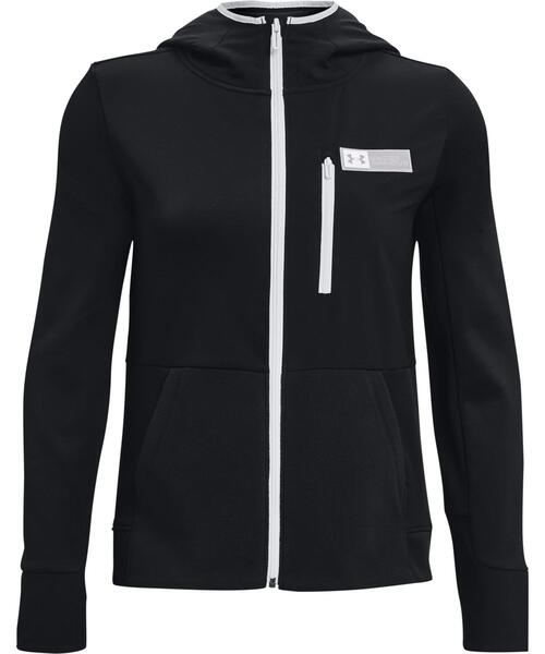 UNDER ARMOUR(アンダーアーマー)の「UAアーマー ミックスメディア フルジップ(トレーニング/レディース)(スウェット・レディース・ネイビー/ブラック・S/XL/M/L)」の5枚目の写真