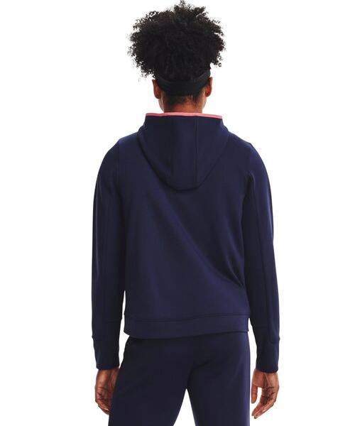UNDER ARMOUR(アンダーアーマー)の「UAアーマー ミックスメディア フルジップ(トレーニング/レディース)(スウェット・レディース・ネイビー/ブラック・S/XL/M/L)」の9枚目の写真