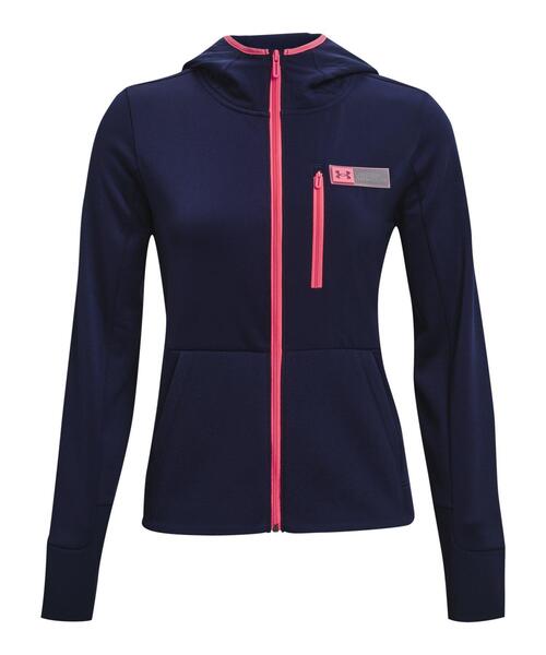 UNDER ARMOUR(アンダーアーマー)の「UAアーマー ミックスメディア フルジップ(トレーニング/レディース)(スウェット・レディース・ネイビー/ブラック・S/XL/M/L)」の10枚目の写真