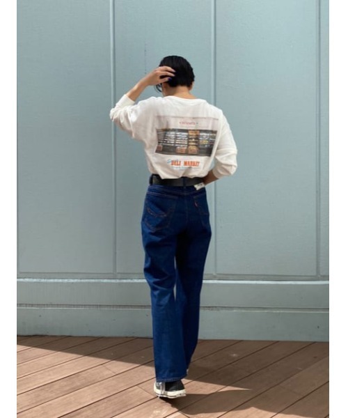 RODEO CROWNS WIDE BOWL(ロデオクラウンズワイドボウル)の「フレアボーイズデニム(デニムパンツ・レディース・ワンウォッシュ・MEDIUM/SMALL/X-SMALL)」の4枚目の写真