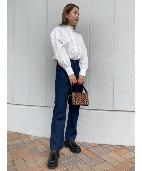 RODEO CROWNS WIDE BOWL(ロデオクラウンズワイドボウル)の「フレアボーイズデニム(デニムパンツ・レディース・ワンウォッシュ・MEDIUM/SMALL/X-SMALL)」の5枚目の写真