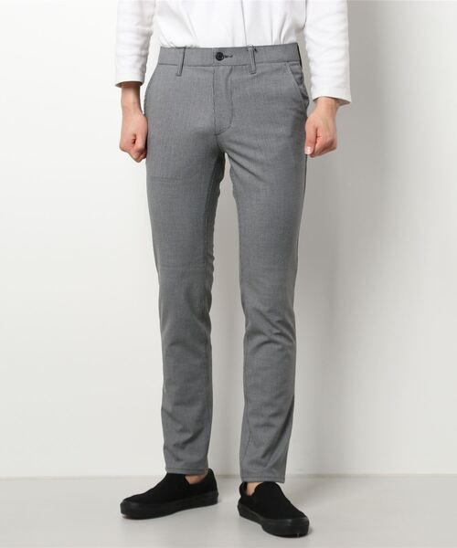 エムエフエディトリアルメンズ/m.f.editorial：MEN ストレッチ 千鳥柄 トラウザースキニーパンツ